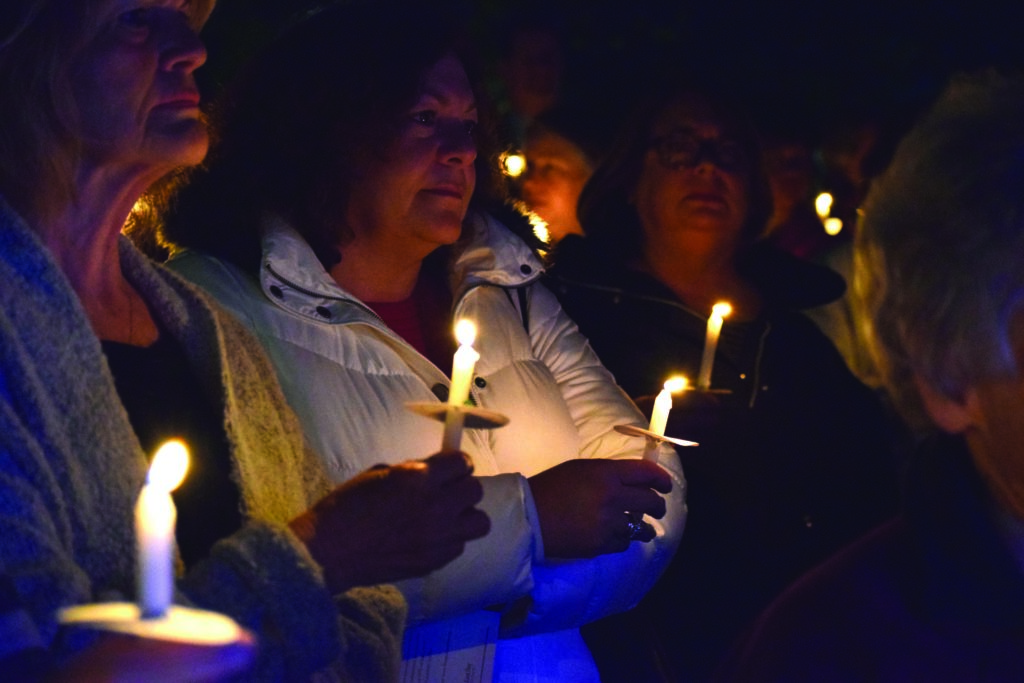 Guests at the Tree of Lights