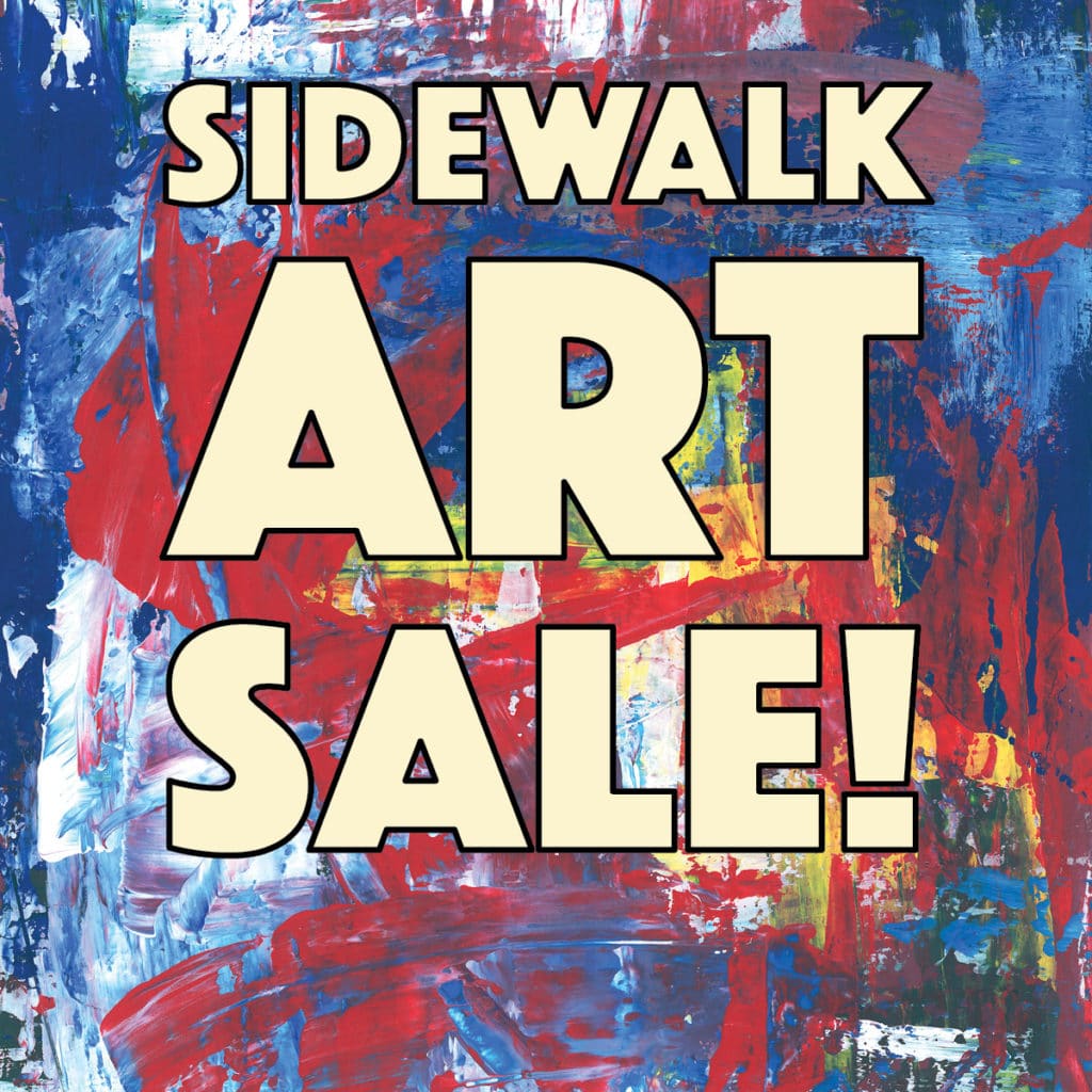 Sidewalk Art Sale